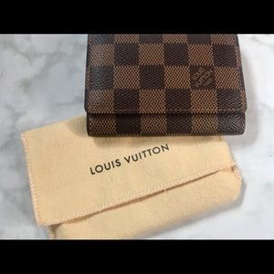 Louis Vuitton Damier Ebene Business Card Holder